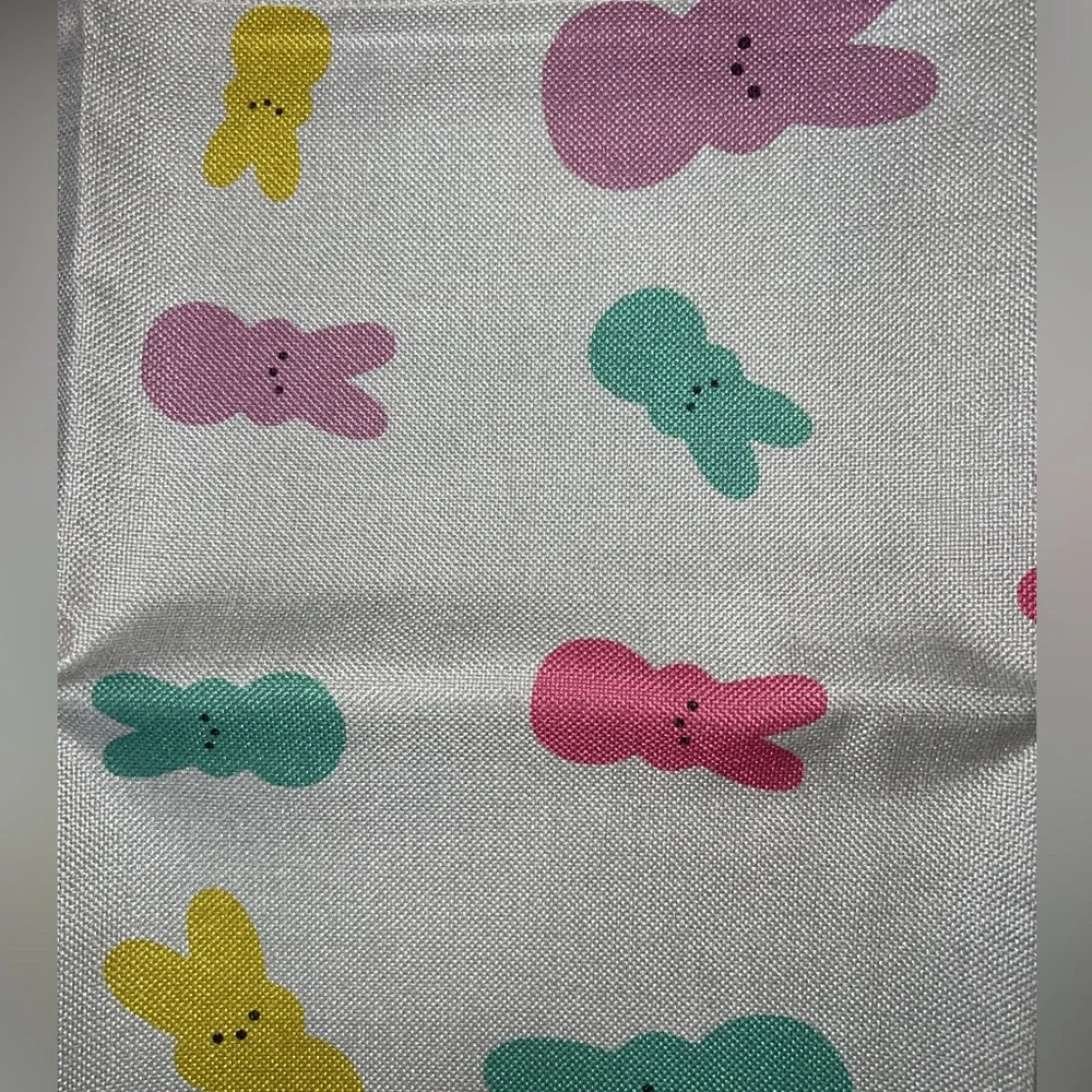 New Happy Easter Bunny Print Table runner colorful peeps party 4 Available